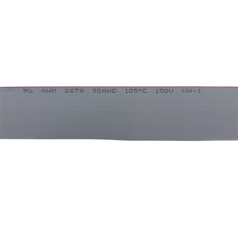 UL2678 Flat Cable 30AWG 65Core 0.635mm PVC para sa IDC Connector