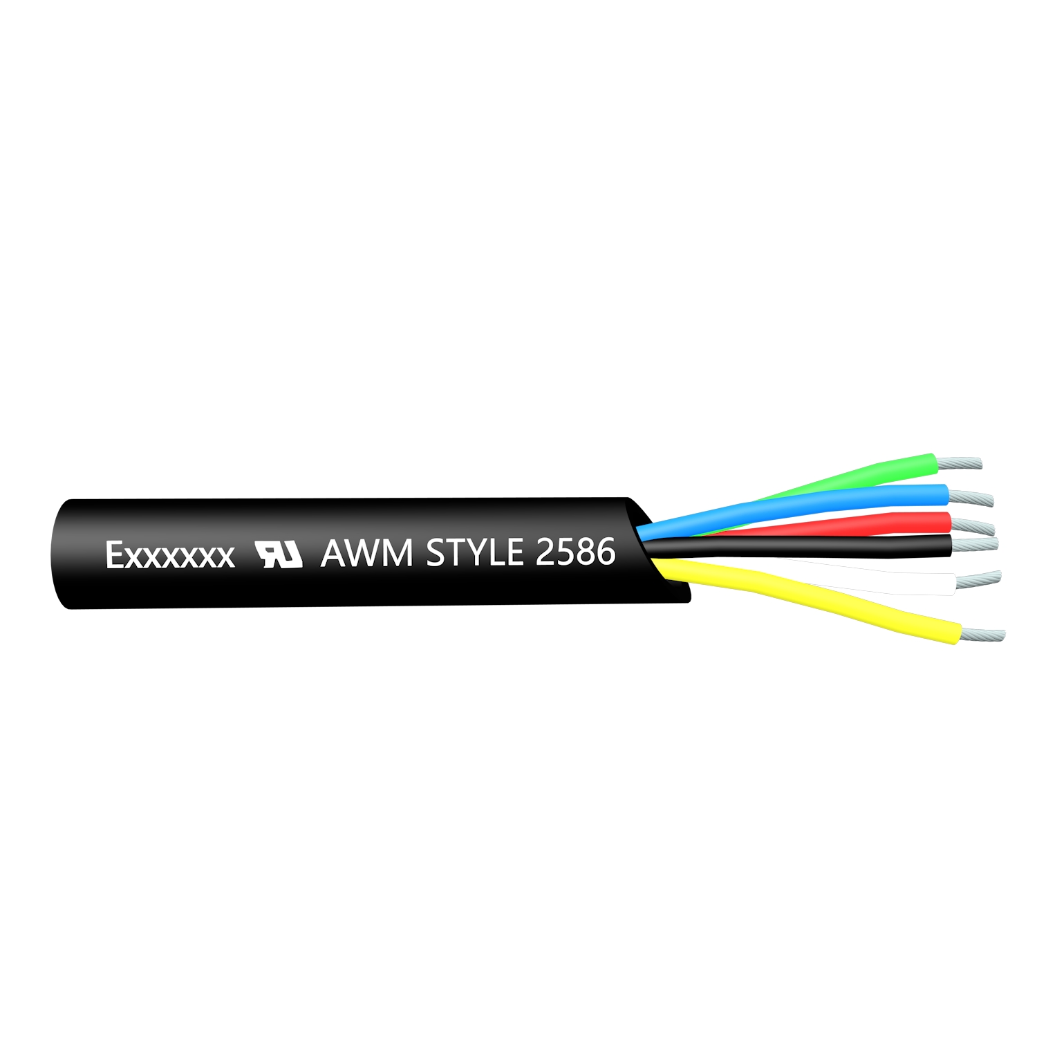 UL AWM 2586 Power Cord PVC Flexible Copper Wire Lumalaban sa UV
