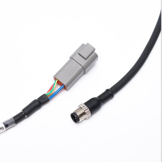 Ang DT M12 Waterproof Connector Communication Harness ng Mga Kable