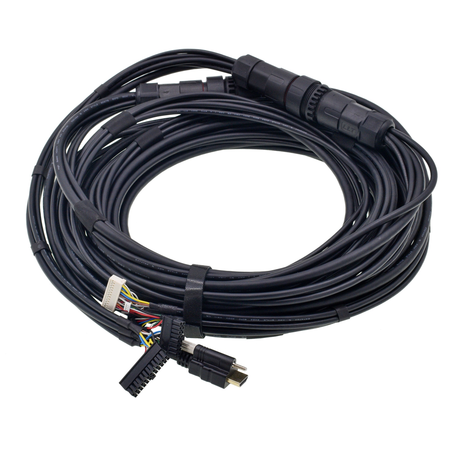 Hindi tinatagusan ng tubig M36 HDMI Plug Housing Automotive Wiring Harness