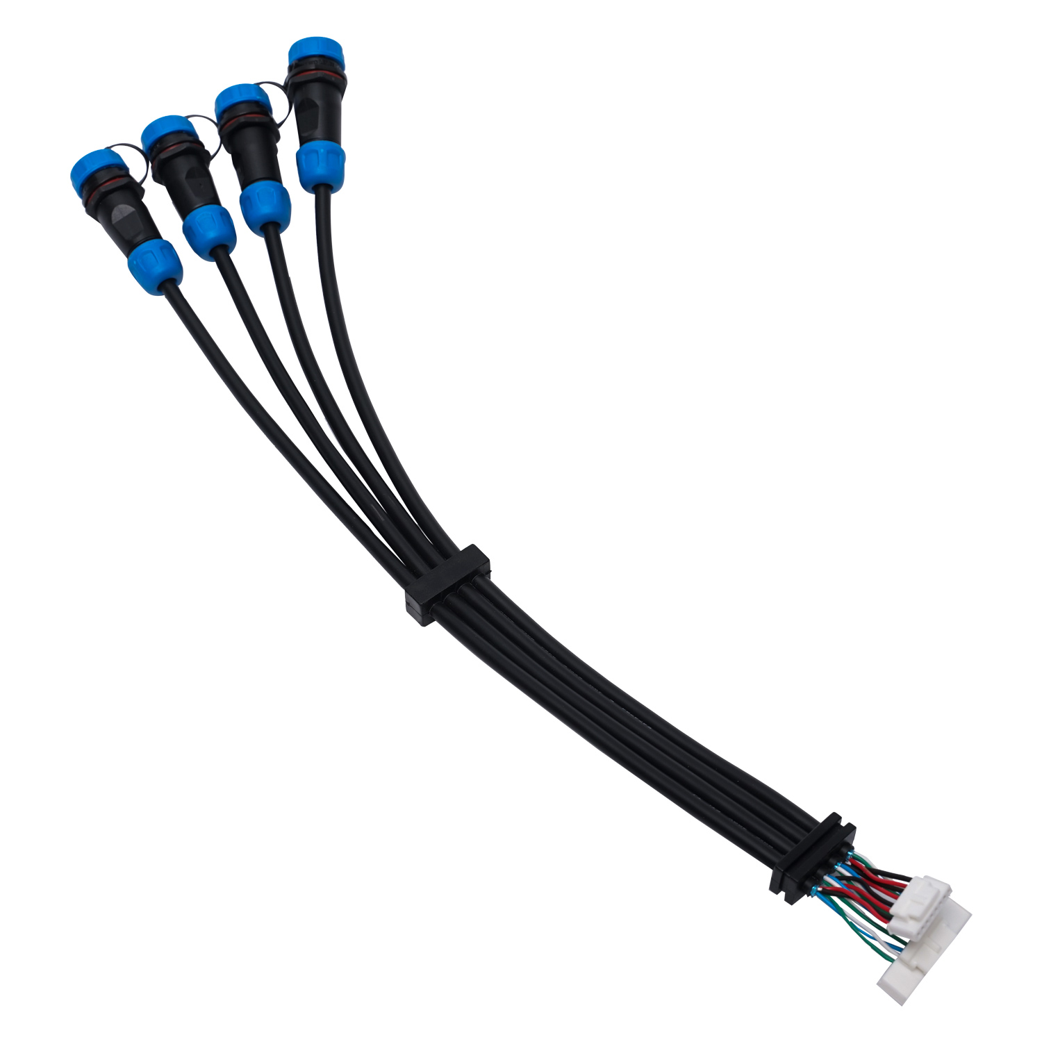 M12 Waterproof Electrical GPS Automotive Wiring Harness