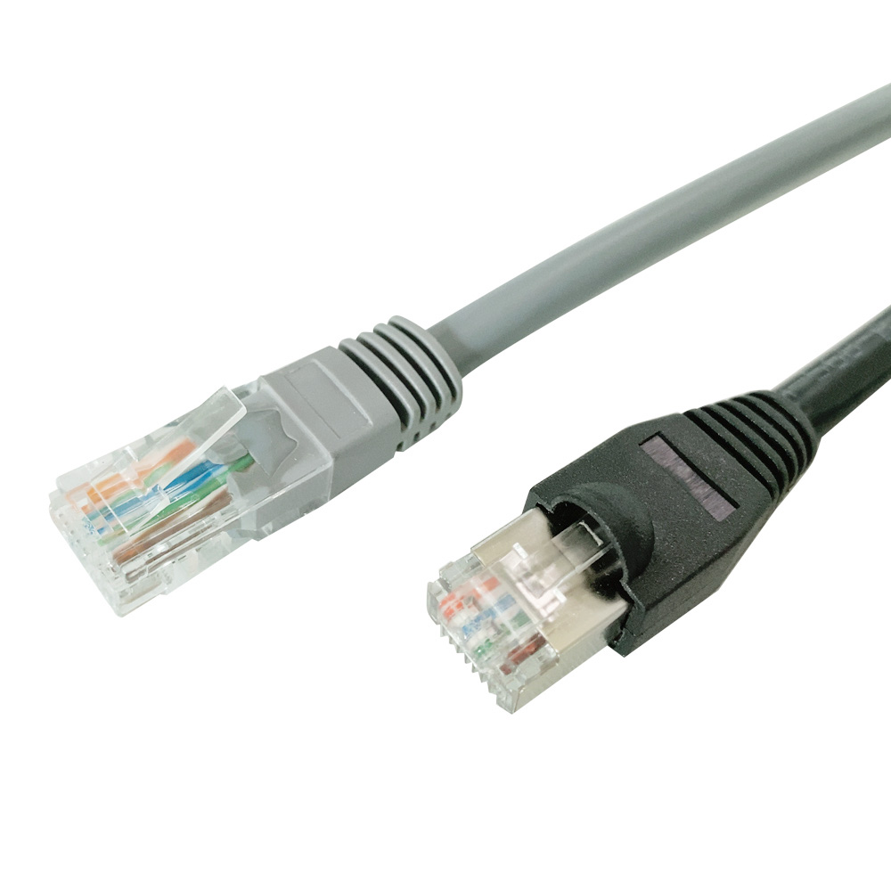 Kategoryang 6 / 6A Indoor Network Cable na may RJ45 Patch Cord Grey