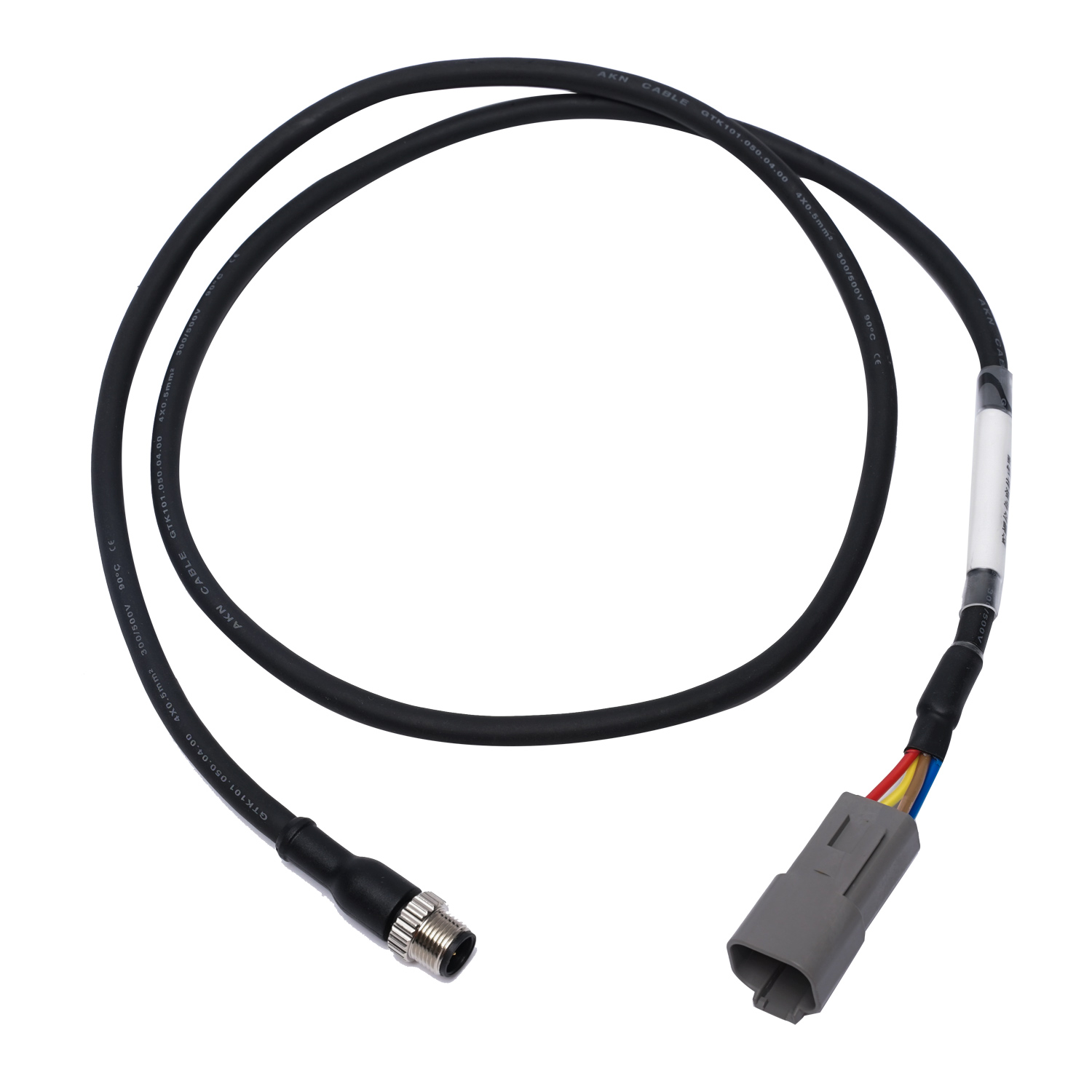 IP67 Waterproof M12 Connector Automotive Wiring Harness