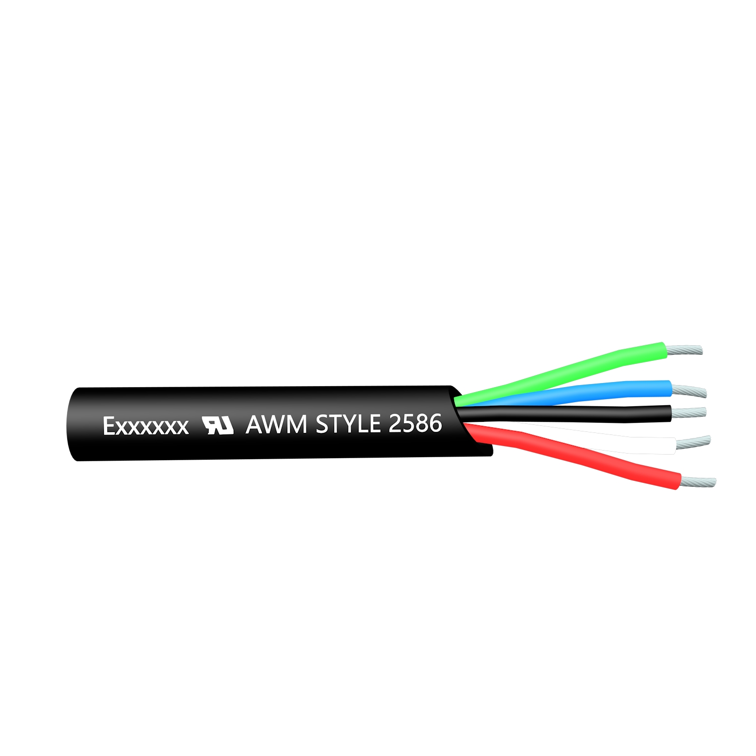 UL2586 Flexible Screened Control Cable PVC Sheath 105℃ 600V